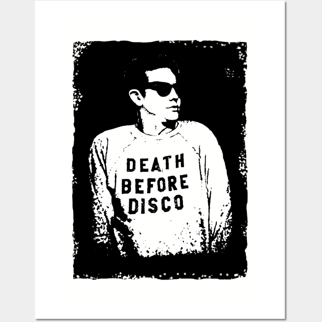 Death Before Disco Wall Art by Dark Dad Dudz